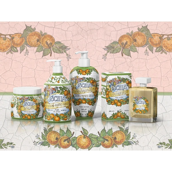 Rudy Profumi Dárková sada ISCHIA na tělo - sprchový gel 250 ml + tělový krém 250 ml