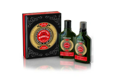 Rudy Profumi Dárková sada pro muže MAGNETIC - šampon a sprchový gel 250 ml + parfemovaný sprej na tělo 250 ml