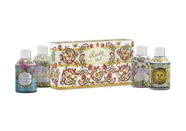 Rudy Profumi Dárková sada sprchových gelů - ISCHIA 100 ml + PANTELLERIA 100 ml + PORTOFINO 100 ml + TAORMINA 100 ml