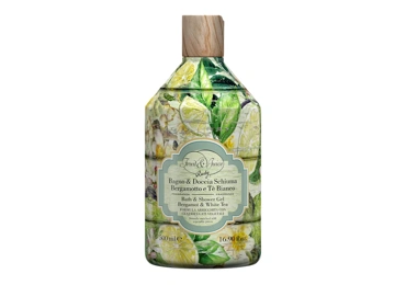 Rudy Profumi (Fruit&Juice) Sprchový gel a pěna do koupele s vůní Bergamot a bílý čaj - 500 ml