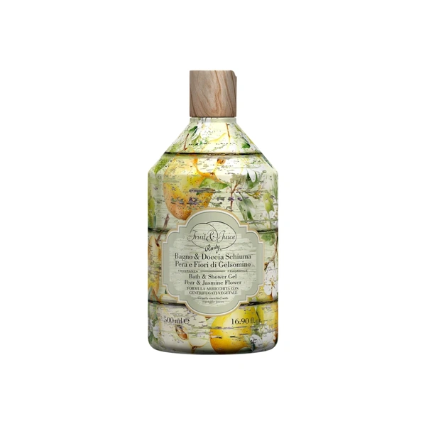 Rudy Profumi (Fruit&Juice) Sprchový gel a pěna do koupele s vůní Hruška a jasmín - 500 ml