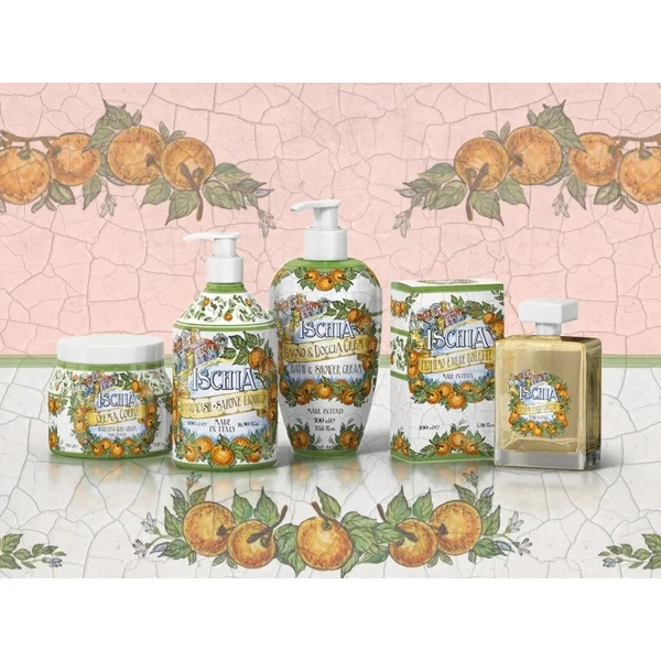 Rudy Profumi Krémový sprchový gel a pěna do koupele s vůní ISCHIA - 700 ml