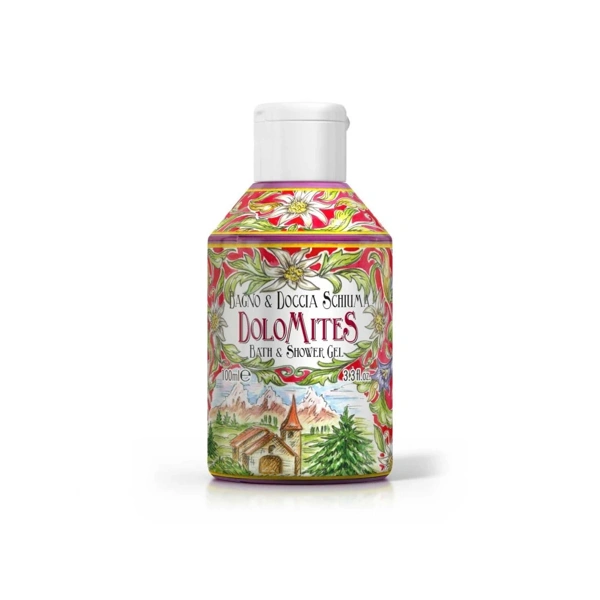 Rudy Profumi Le Maioliche Krémový sprchový gel a pěna do koupele s vůní DOLOMITES - 100 ml