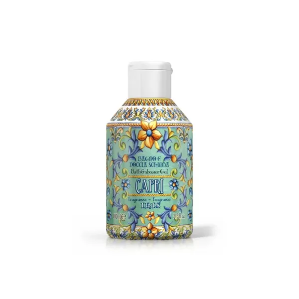 Rudy Profumi Le Maioliche Krémový sprchový gel a pěna do koupele s vůní IRIS OF CAPRI - 100 ml