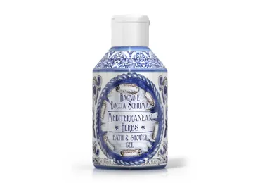 Rudy Profumi Le Maioliche Krémový sprchový gel a pěna do koupele s vůní MEDITERRANEAN HERBS - 100 ml