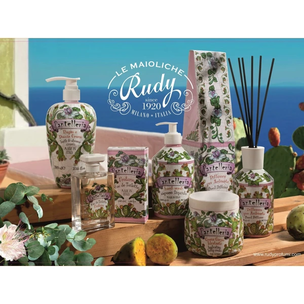 Rudy Profumi Le Maioliche Krémový sprchový gel a pěna do koupele s vůní PANTELLERIA - 100 ml