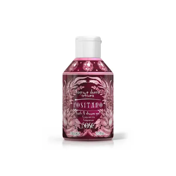 Rudy Profumi Le Maioliche Krémový sprchový gel a pěna do koupele s vůní POSITANO ROSE - 100 ml