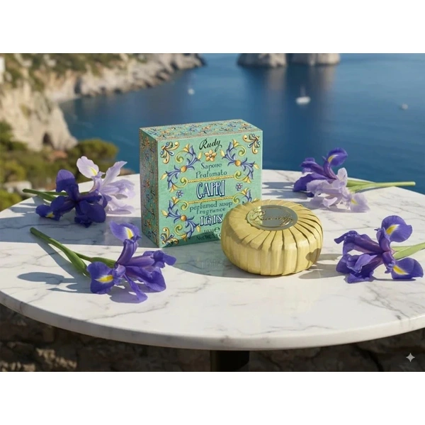 Rudy Profumi Le Maioliche Tuhé mýdlo na ruce s vůní IRIS OF CAPRI - 100 g