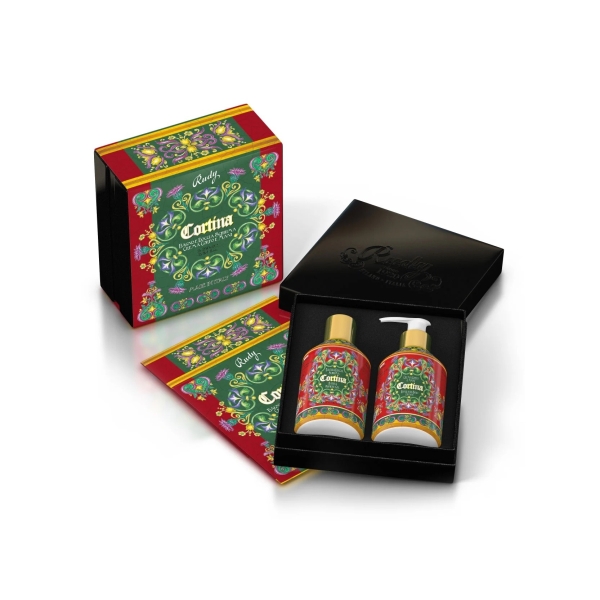 Rudy Profumi Limitovaná dárková sada s vůní CORTINA - sprch. gel 250 ml + tělov. krém 250 ml