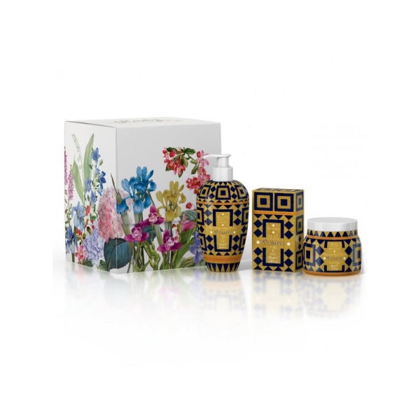 Rudy Profumi MAIOLICHE Dárková sada FRAGRANCE Art Edition s vůní POMPEI - sprchový gel + toaletní voda + krém na tělo