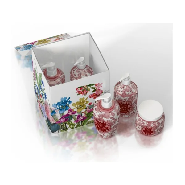 Rudy Profumi MAIOLICHE Dárková sada KIT BODY CARE Art Edition s vůní VENEZIA - sprchový gel + tekuté mýdlo + krém na tělo