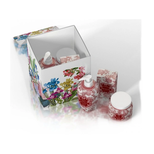 Rudy Profumi MAIOLICHE Dárková sada KIT FRAGRANCE Art Edition s vůní VENEZIA - sprchový gel + toaletní voda + krém na tělo