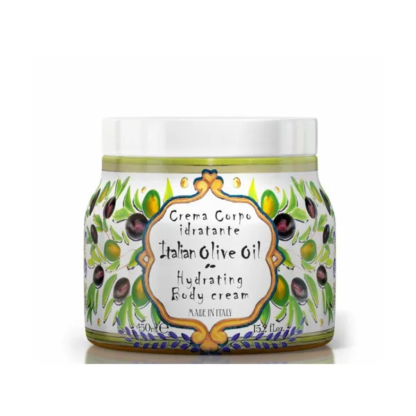 Rudy Profumi MAIOLICHE Hydratační tělový krém s vůní ITALIAN OLIVE OIL - 450 ml