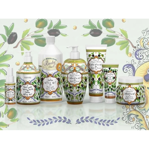 Rudy Profumi MAIOLICHE Hydratační tělový krém s vůní ITALIAN OLIVE OIL - 450 ml