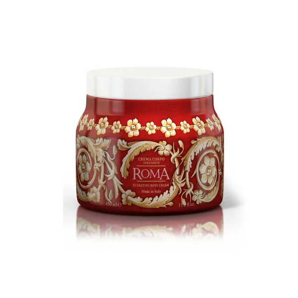 Rudy Profumi MAIOLICHE Hydratační tělový krém s vůní ROMA - 450 ml