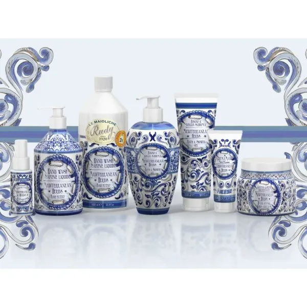 Rudy Profumi MAIOLICHE Hygienický sprej na ruce s vůní MEDITERRANEAN HERBS - 50 ml