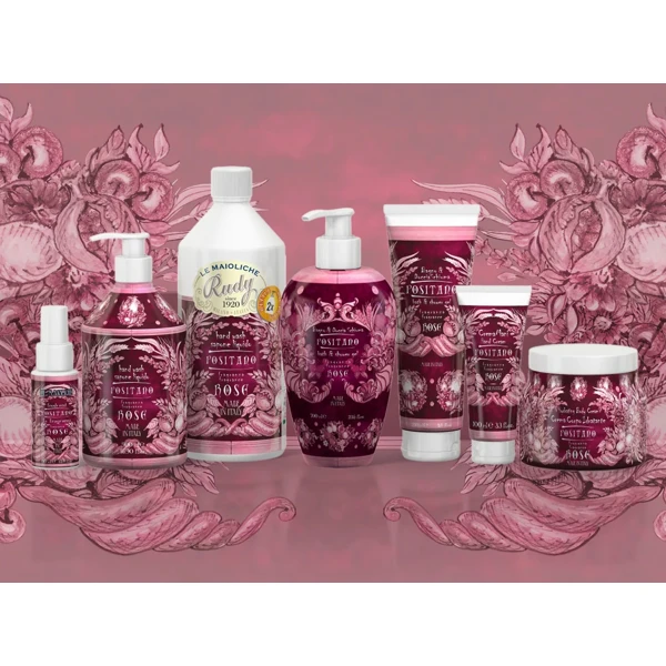 Rudy Profumi MAIOLICHE Hygienický sprej na ruce s vůní POSITANO ROSE - 50 ml