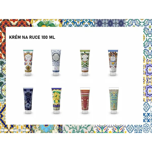 Rudy Profumi MAIOLICHE Krém na ruce s vůní MEDITERRANEAN HERBS - 100 ml