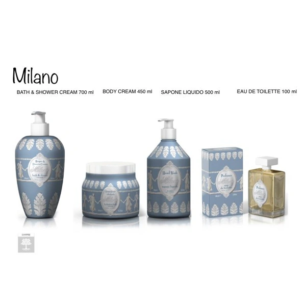 Rudy Profumi MAIOLICHE Krémový sprchový gel a pěna do koupele s vůní MILANO - 700 ml