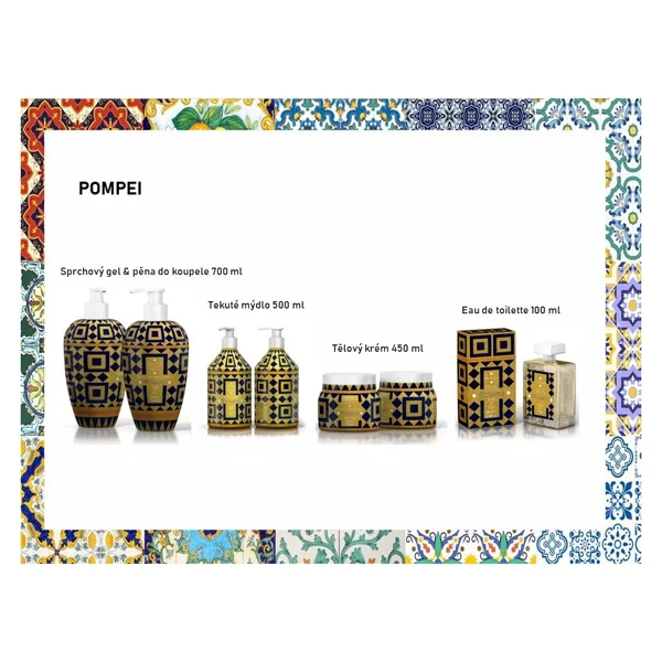 Rudy Profumi MAIOLICHE Krémový sprchový gel a pěna do koupele s vůní POMPEI - 700 ml