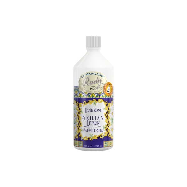 Rudy Profumi MAIOLICHE Náplň mýdlo na ruce s vůní SICILIAN LEMON - 1000 ml