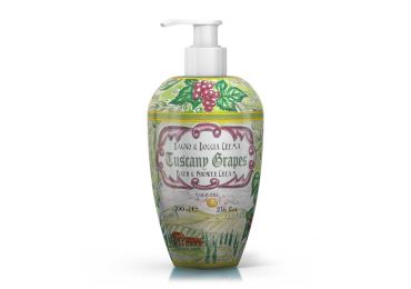 Rudy Profumi MAIOLICHE Sprchový gel a pěna do koupele s vůní TUSCANY GRAPES - 700 ml