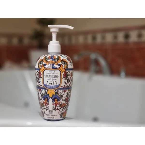 Rudy Profumi MAIOLICHE Sprchový gel/pěna s vůní AMALFI PEONY - 700 ml
