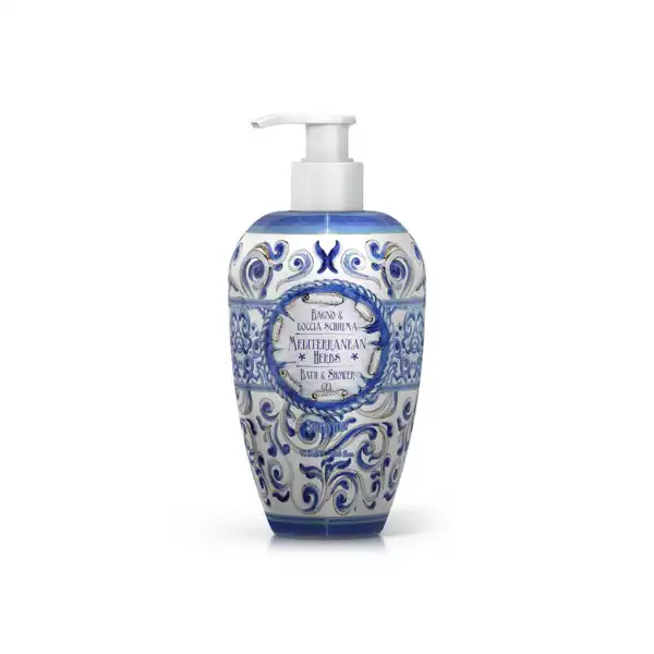 Rudy Profumi MAIOLICHE Sprchový gel/pěna s vůní MEDITERRANEAN HERBS - 700 ml