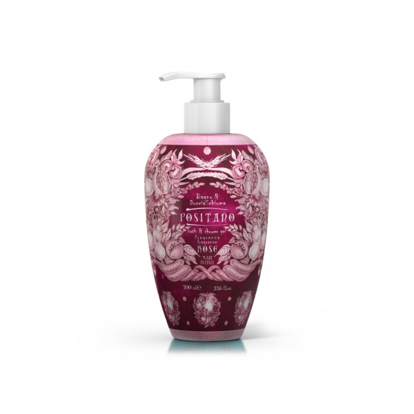 Rudy Profumi MAIOLICHE Sprchový gel/pěna s vůní POSITANO ROSE - 700 ml