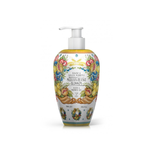 Rudy Profumi MAIOLICHE Sprchový gel/pěna s vůní SICILIAN ORANGE BLOSSOM - 700 ml