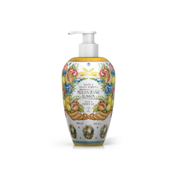 Rudy Profumi MAIOLICHE Sprchový gel/pěna s vůní SICILIAN ORANGE BLOSSOM - 700 ml