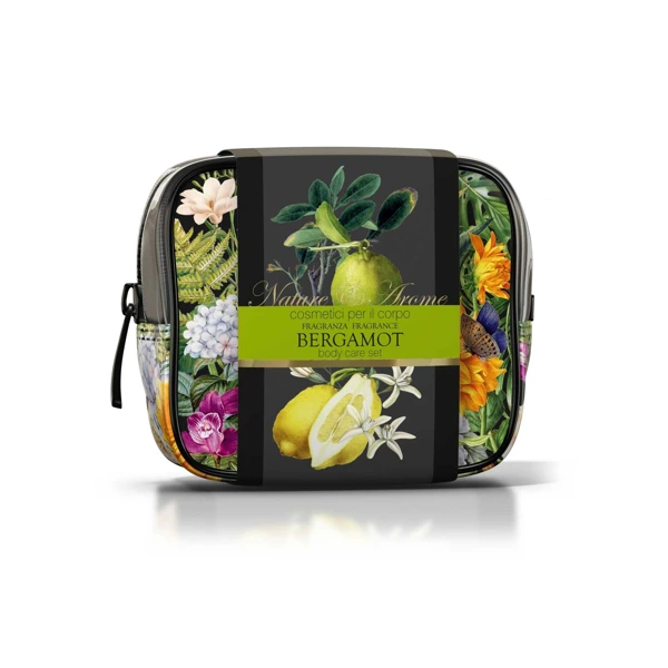 Rudy Profumi (Nature&Arome) Dárková sada s vůní BERGAMOT - sprch. gel 100 ml + tělov. krém 100 ml + parf. sprej 100 ml