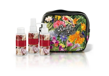 Rudy Profumi (Nature&Arome) Dárková sada s vůní ROSES - sprch. gel 100 ml + tělov. krém 100 ml + parf. sprej 100 ml