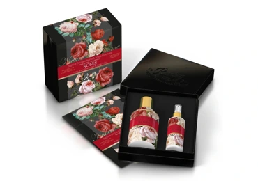 Rudy Profumi (Nature&Arome) Dárková sada s vůní ROSES - sprch. gel 250 ml + parf. sprej 100 ml