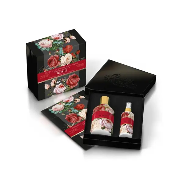 Rudy Profumi (Nature&Arome) Dárková sada s vůní ROSES - sprch. gel 250 ml + parf. sprej 100 ml