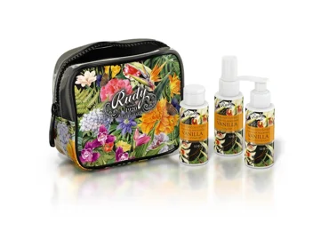 Rudy Profumi (Nature&Arome) Dárková sada s vůní VANILLA - sprch. gel 100 ml + tělov. krém 100 ml + parf. sprej 100 ml