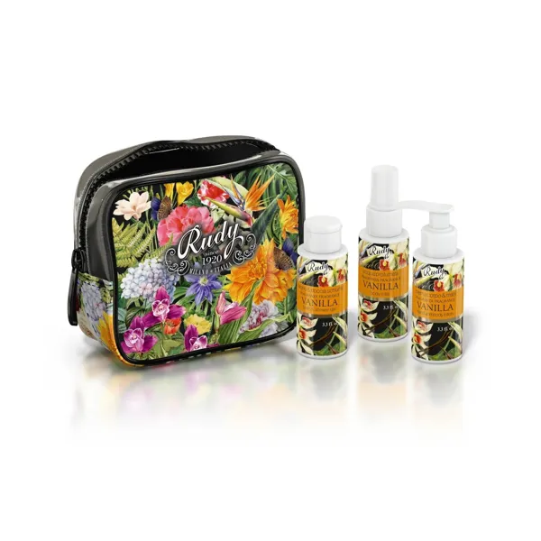 Rudy Profumi (Nature&Arome) Dárková sada s vůní VANILLA - sprch. gel 100 ml + tělov. krém 100 ml + parf. sprej 100 ml