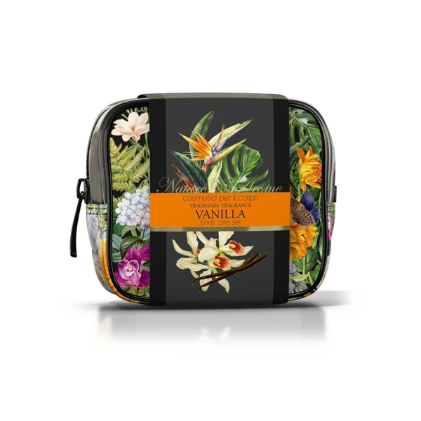 Rudy Profumi (Nature&Arome) Dárková sada s vůní VANILLA - sprch. gel 100 ml + tělov. krém 100 ml + parf. sprej 100 ml