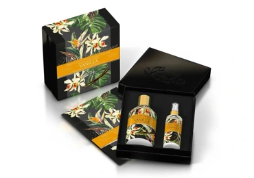 Rudy Profumi (Nature&Arome) Dárková sada s vůní VANILLA - sprch. gel 250 ml + parf. sprej 100 ml