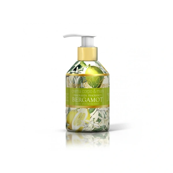 Rudy Profumi (Nature&Arome) Krém na tělo a ruce s vůní BERGAMOT - 250 ml