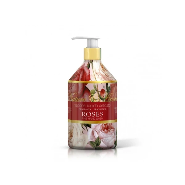 Rudy Profumi (Nature&Arome) Luxusní mýdlo na ruce s vůní ROSES - 500 ml