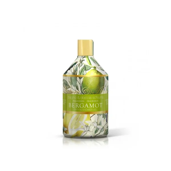 Rudy Profumi (Nature&Arome) Sprchový gel-pěna do koupele s vůní BERGAMOT - 500 ml