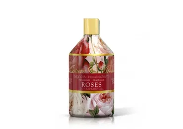 Rudy Profumi (Nature&Arome) Sprchový gel-pěna do koupele s vůní ROSES - 500 ml