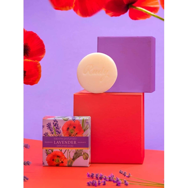 Rudy Profumi (Nature&Arome) Tuhé mýdlo s vůní LAVENDER - 100 g