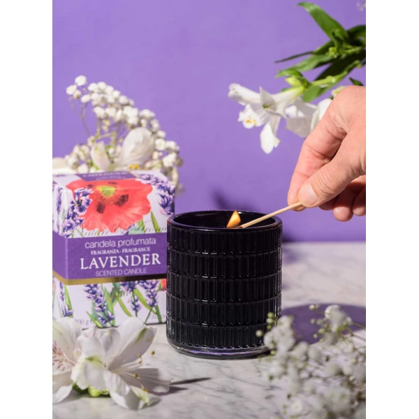 Rudy Profumi (Nature&Arome) Vonná svíčka s vůní LAVENDER - 200 g