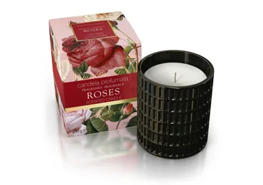 Rudy Profumi (Nature&Arome) Vonná svíčka s vůní ROSES - 200 g