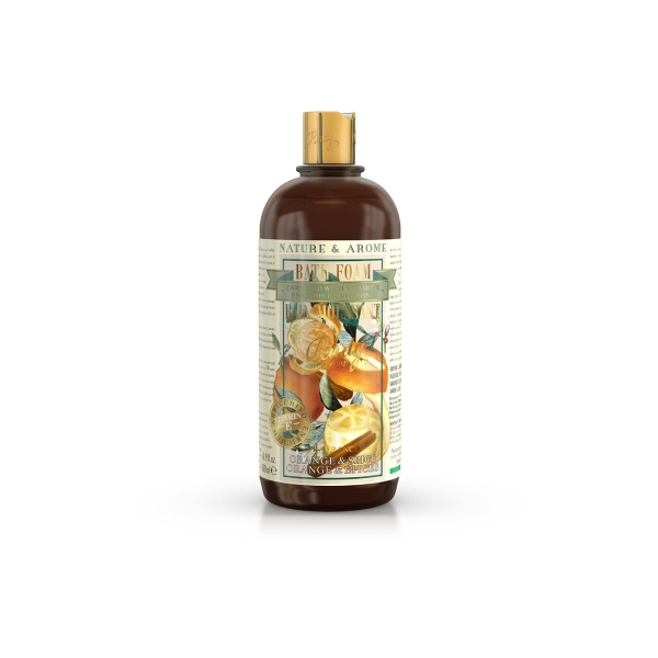 Rudy Profumi Sprchový gel & pěna do koupele s vitamínem E a meruňkovým olejem s vůní ORANGE & SPICE - 500 ml