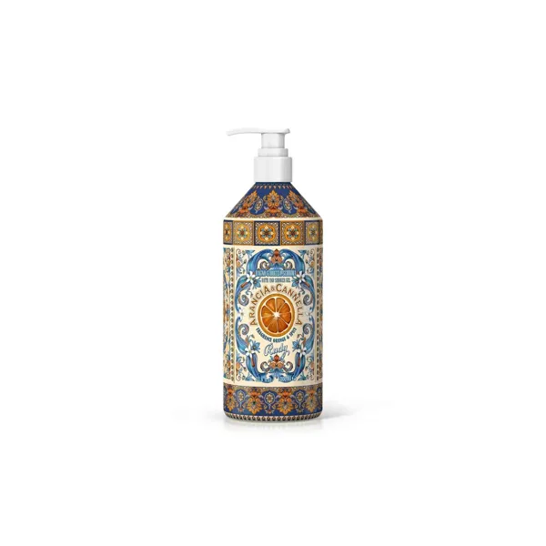 Rudy Profumi Sprchový gel-pěna do koupele s vůní Orange & Cinnamon - 1000 ml - vánoční edice