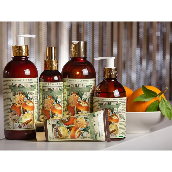 Rudy Profumi Tekuté extra jemné mýdlo na ruce s vitamínem E a meruňkovým olejem s vůní ORANGE & SPICE - 300 ml