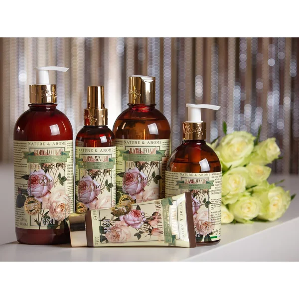 Rudy Profumi Tělový krém s vitamínem E a růžovým olejem s vůní ROSE - 500 ml